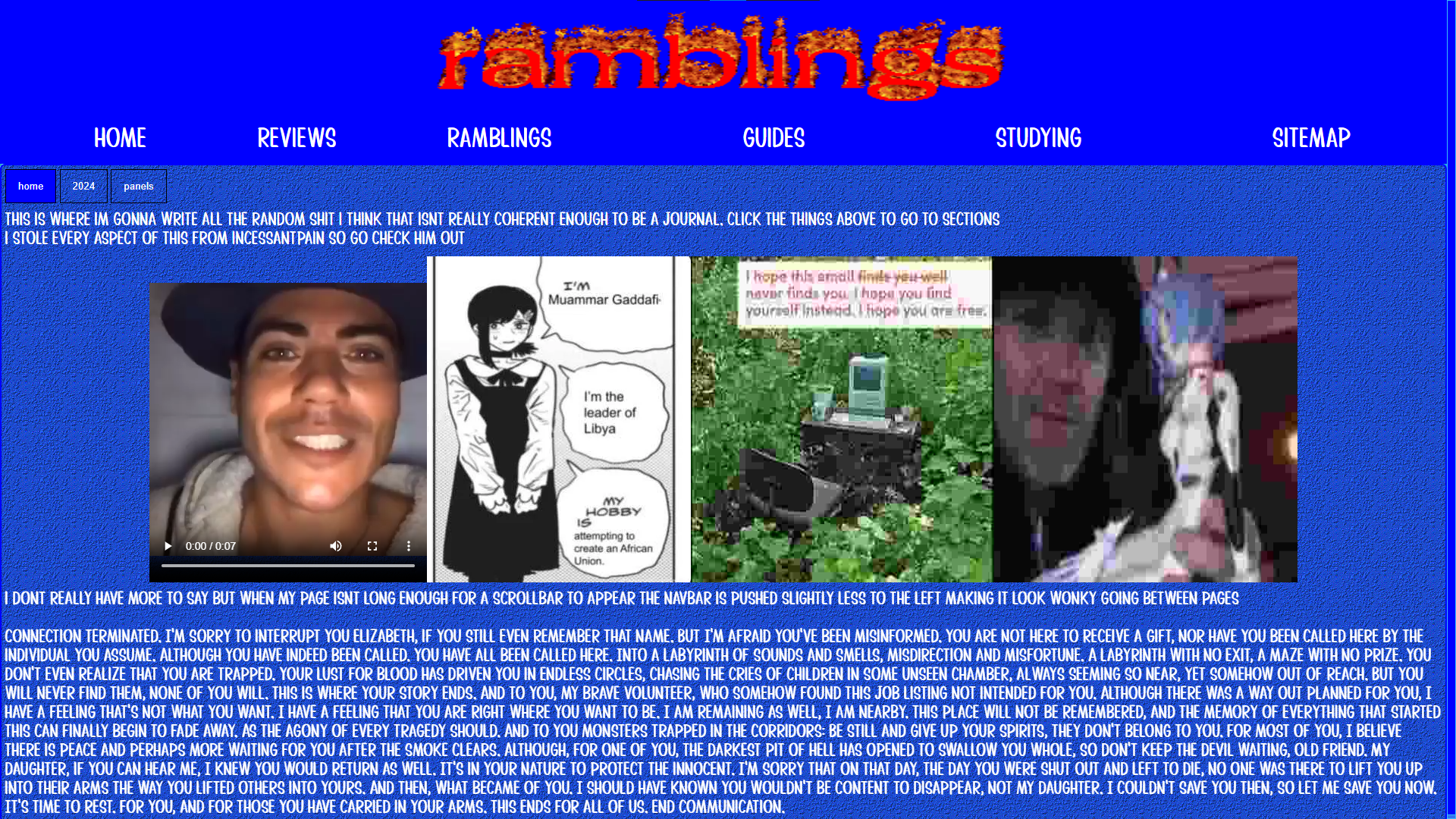 2024 site ramblings